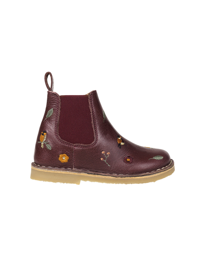 Petit Nord Ankle Boot Birds Boots Plum 075