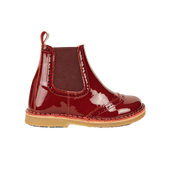 Ankle Boot Stars - Cherry Patent