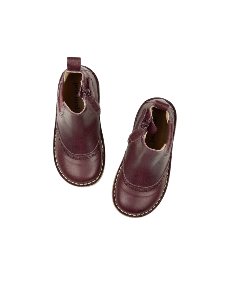 Petit Nord Ankle Boot Stars Boots Plum 075