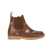 Autumn Flower Ankle Boot - Hazelnut