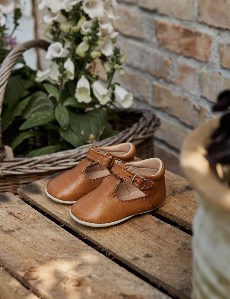 Baby boy cognac dress shoes hot sale