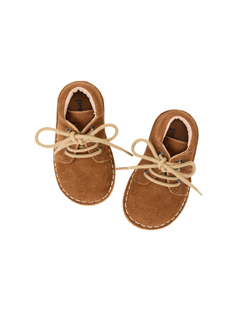 Petit Nord Classic Boot Low Boot Shoes Chestnut Suede 155