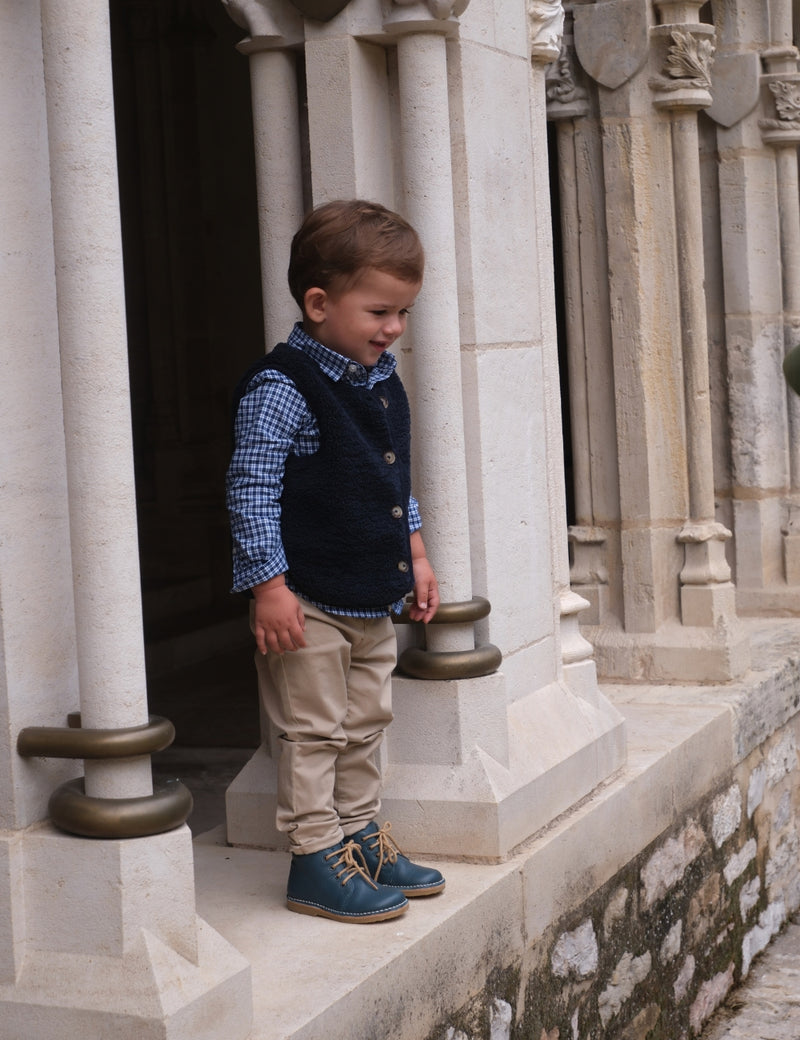 Petit Nord Classic Boot Low Boot Shoes Teal 151