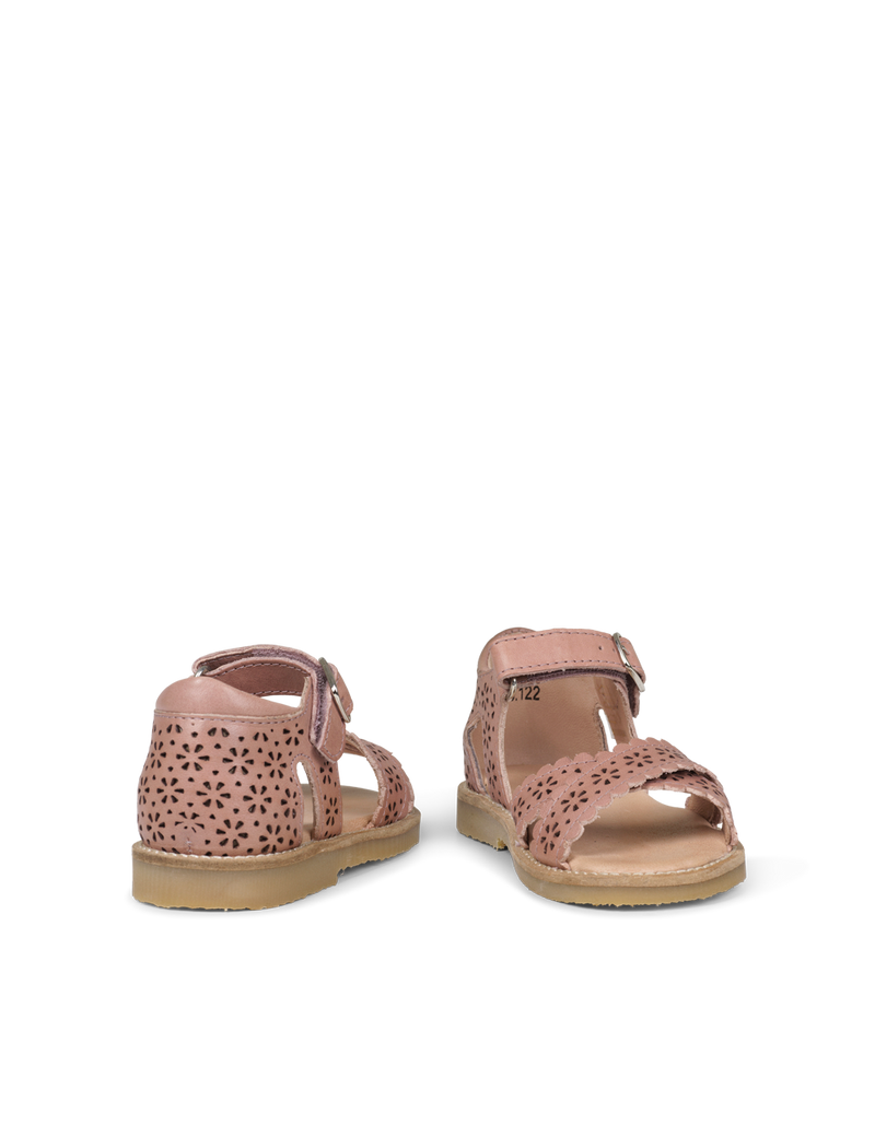 Petit Nord Crossover Scallop Flower Sandals Old rose 020