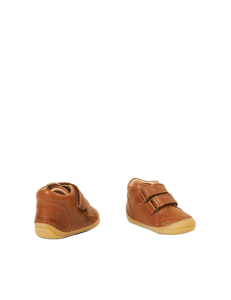 Petit Nord Mini Bootie Velcro Low Boot Shoes Cognac 002