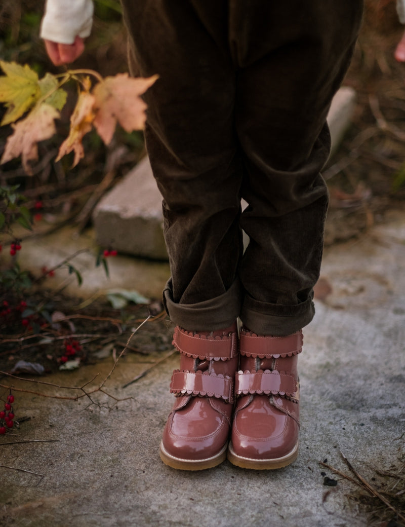 Petit Nord Scallop Winter Boot Winter Boots Rose Clay Patent 091