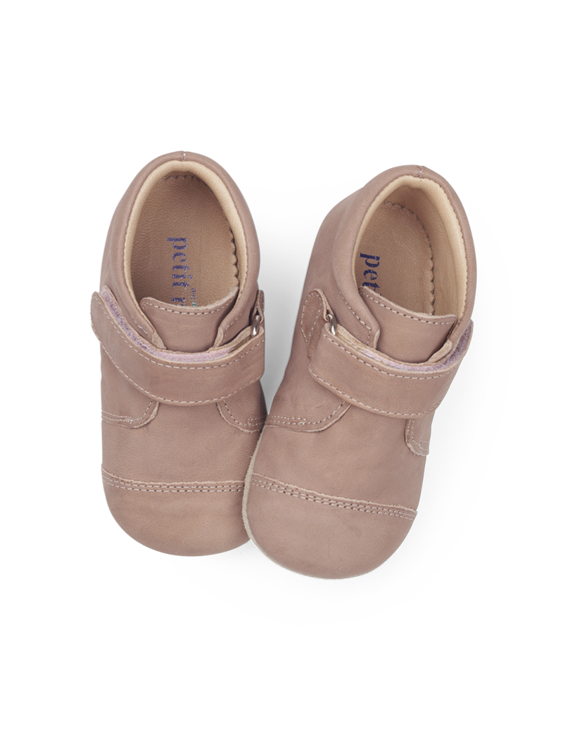 Petit Nord Shoe with Velcro Indoor Shoes Old rose 020