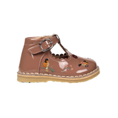T-Bar Scallop Birds - Rose Clay Patent