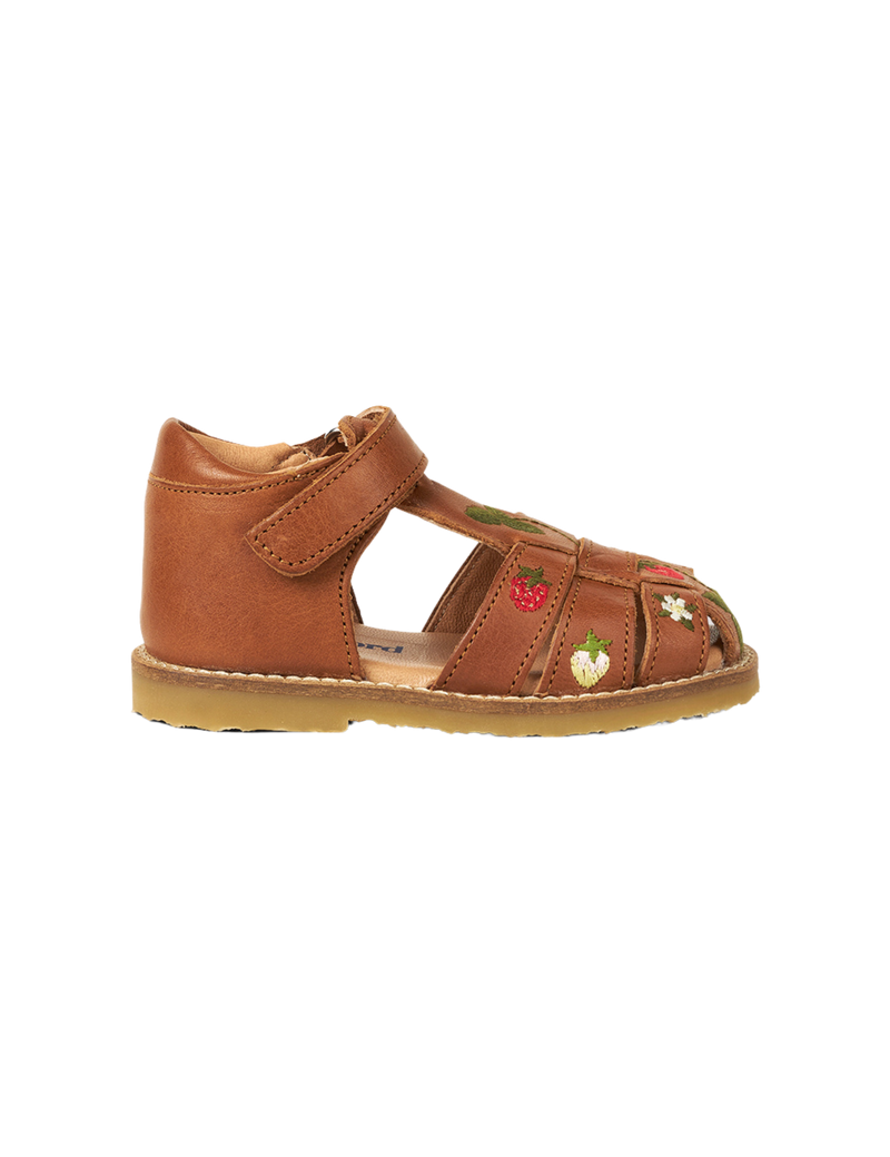 Petit Nord Wild Strawberries Classic sandal Sandals Cognac 002