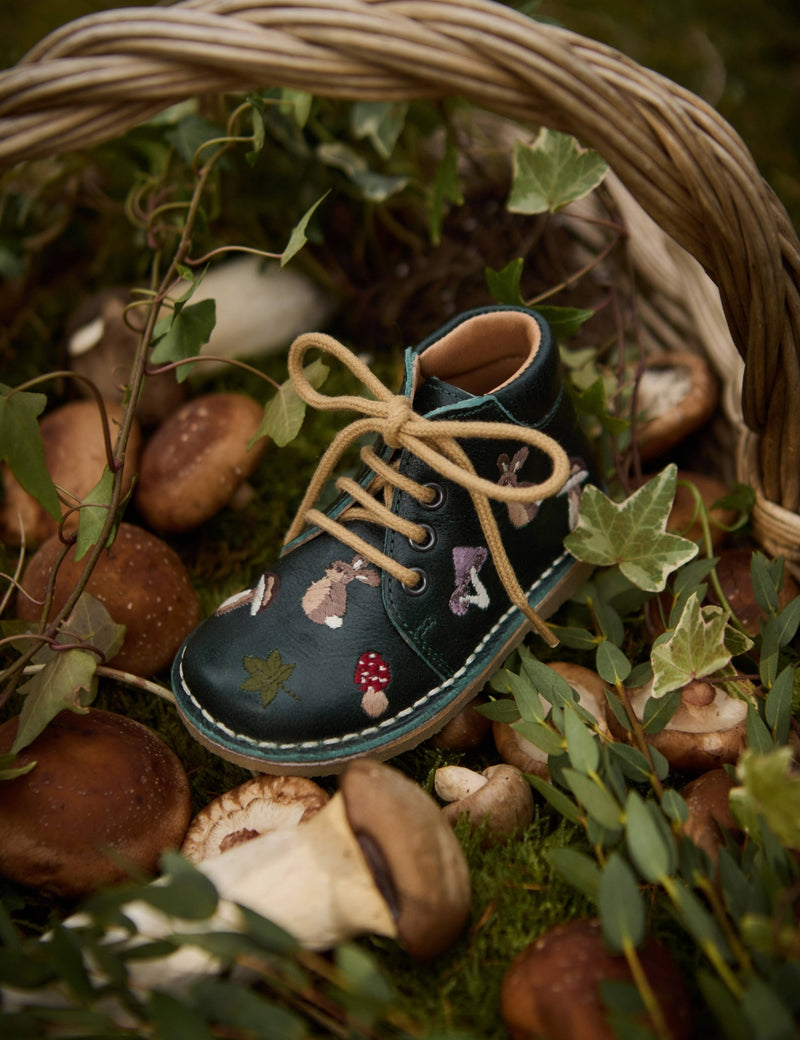Petit Nord Woodland Classic Boot Low Boot Shoes Kale 068
