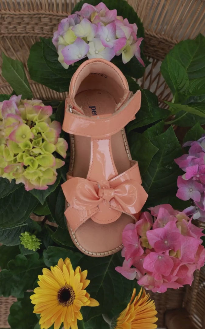 Petit Nord Bow Sandal Sandals Apricot 086