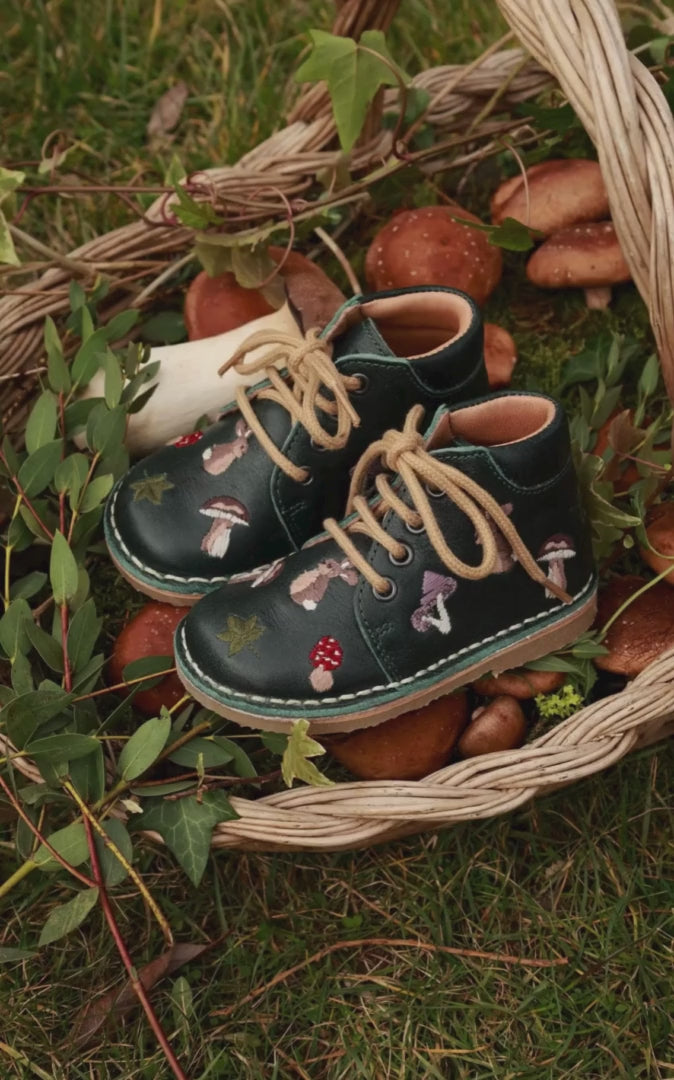 Petit Nord Woodland Classic Boot Low Boot Shoes Kale 068