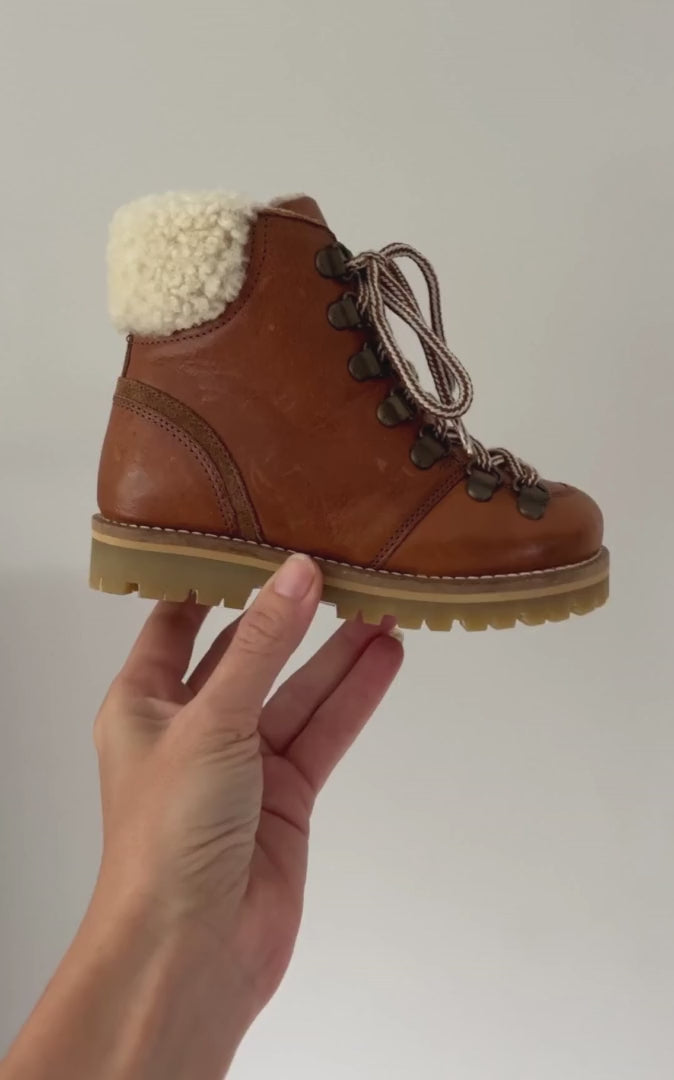 Petit Nord Shearling Winter Boot Winter Boots Cognac 002