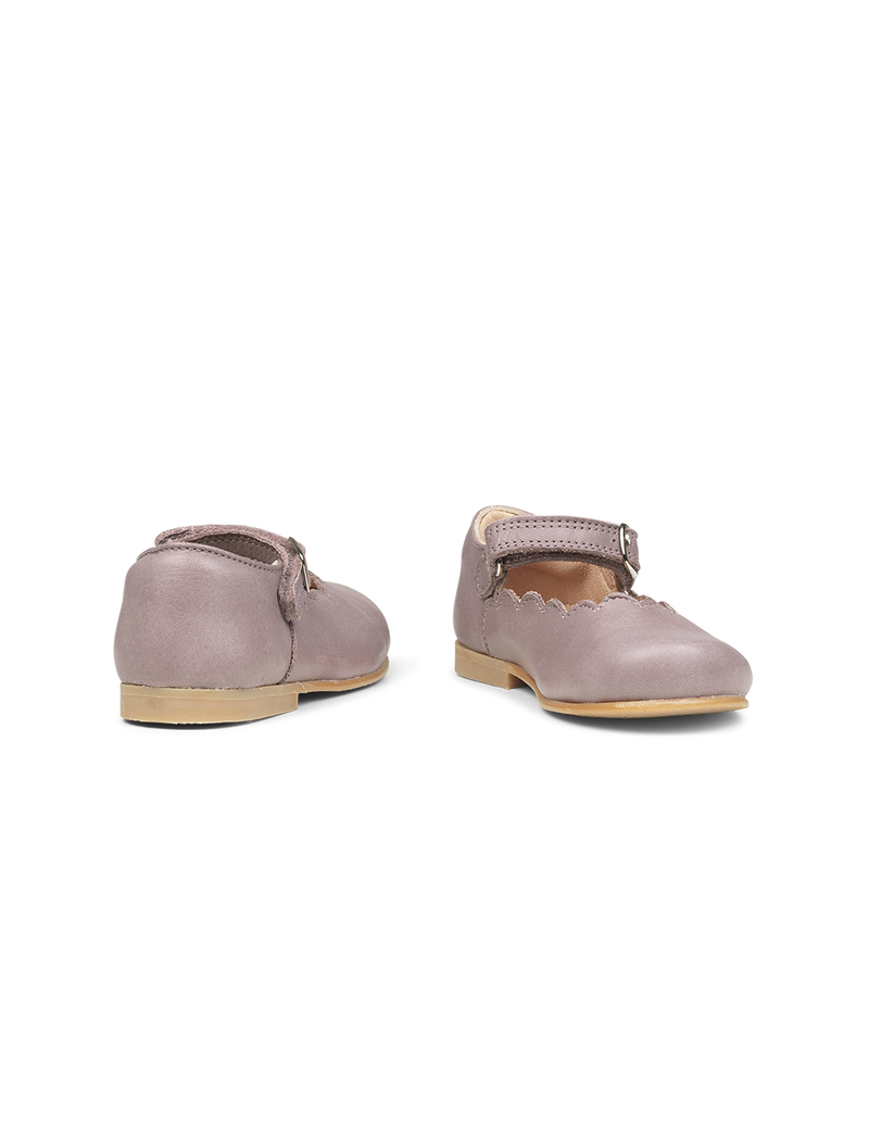 Petit Nord Scallop Mary Jane T-bars and Ballerinas Lavender 061